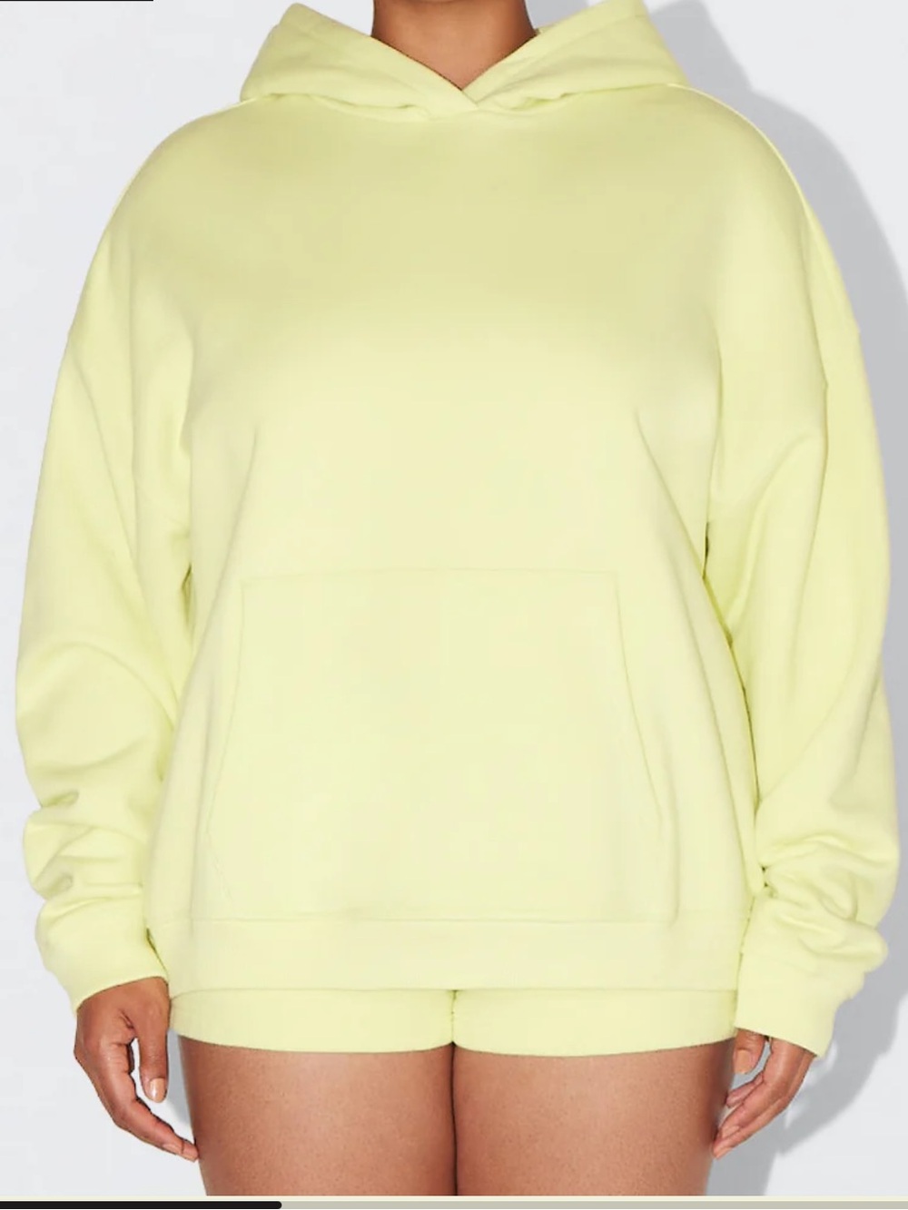 NWT Khy fleece Oversized hoodie sz small w dropped shoulder &  heavy-weight hood